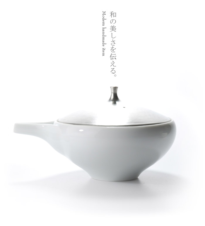 黒釉銀彩煎茶碗 作家「木下和美」