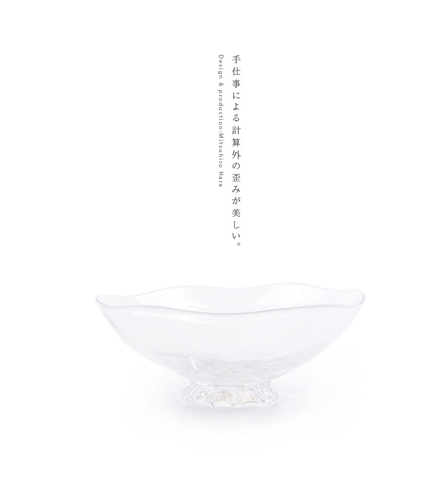 原弘、【’04内面空間 1-1】、希少な額装用画集より、新品額装付 ガラス 向付（MH-131） 作家「原光弘」