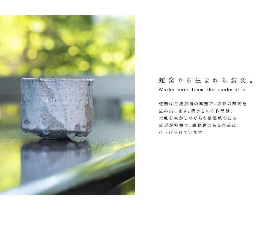 共箱付 | 蛇式唐津旅茶碗 (MS-044) 作家 「清水万佐年」