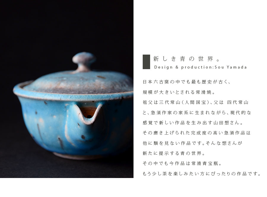 共箱付】青宝瓶 (SOY-340) 作家「山田想」