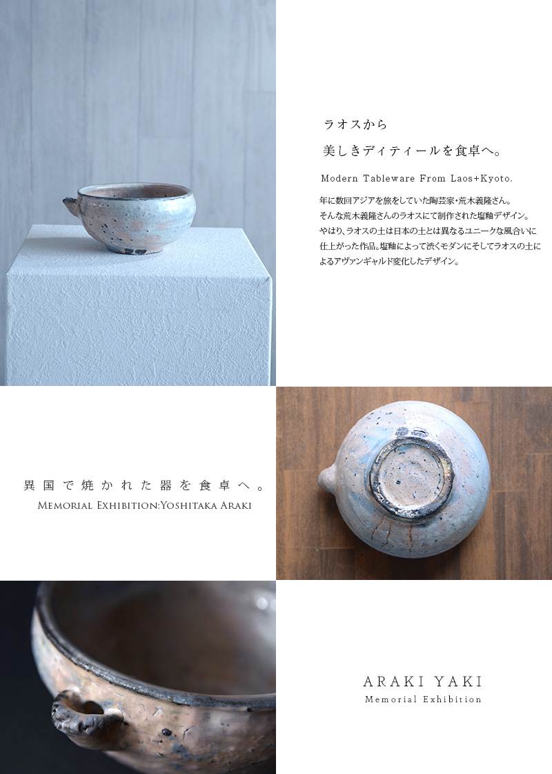 荒木義隆 安南塩釉飯碗 茶碗